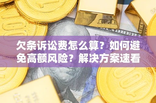 济南欠条诉讼费怎么算？如何避免高额风险？解决方案速看！